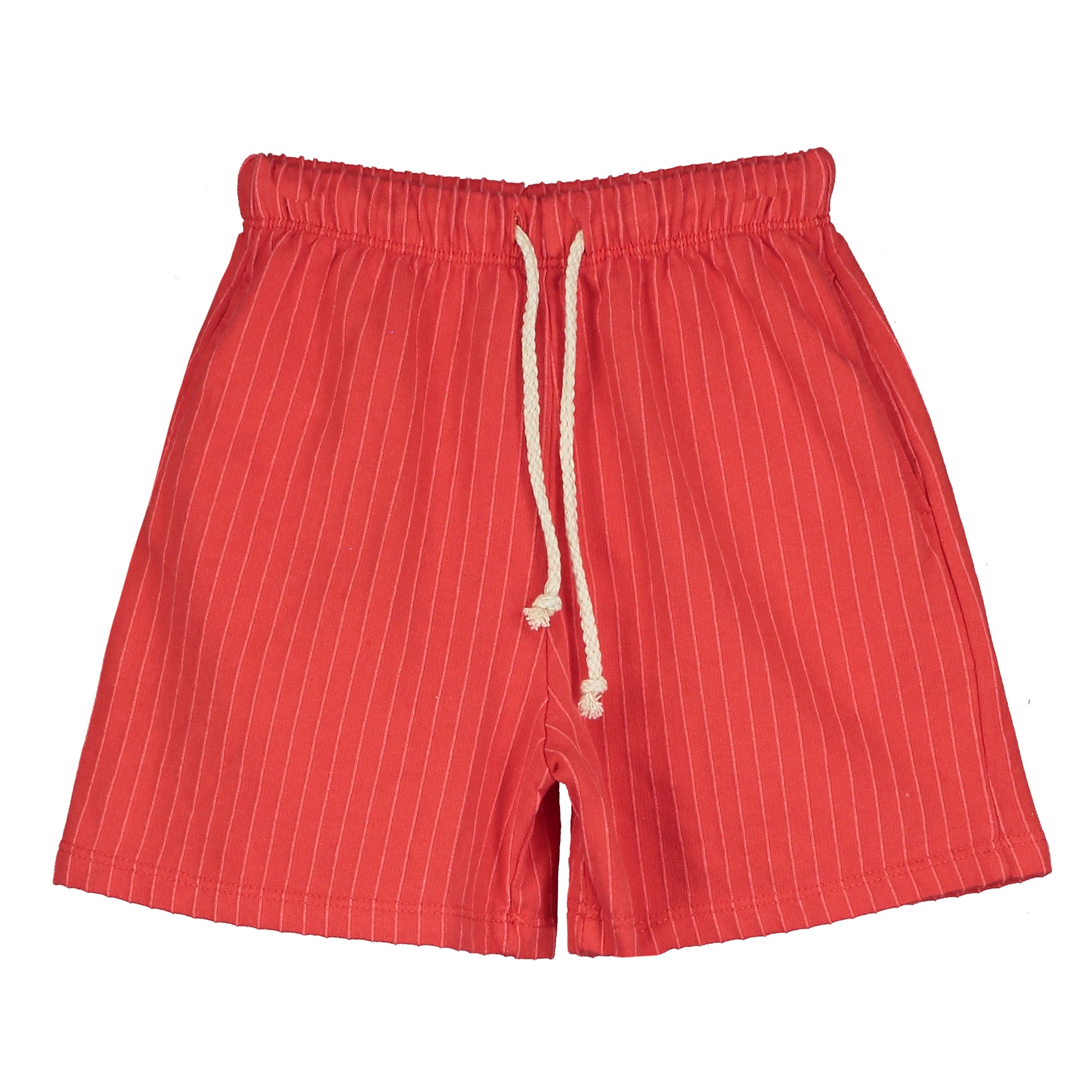 Lotie Kids - pocket shorts - red stripes