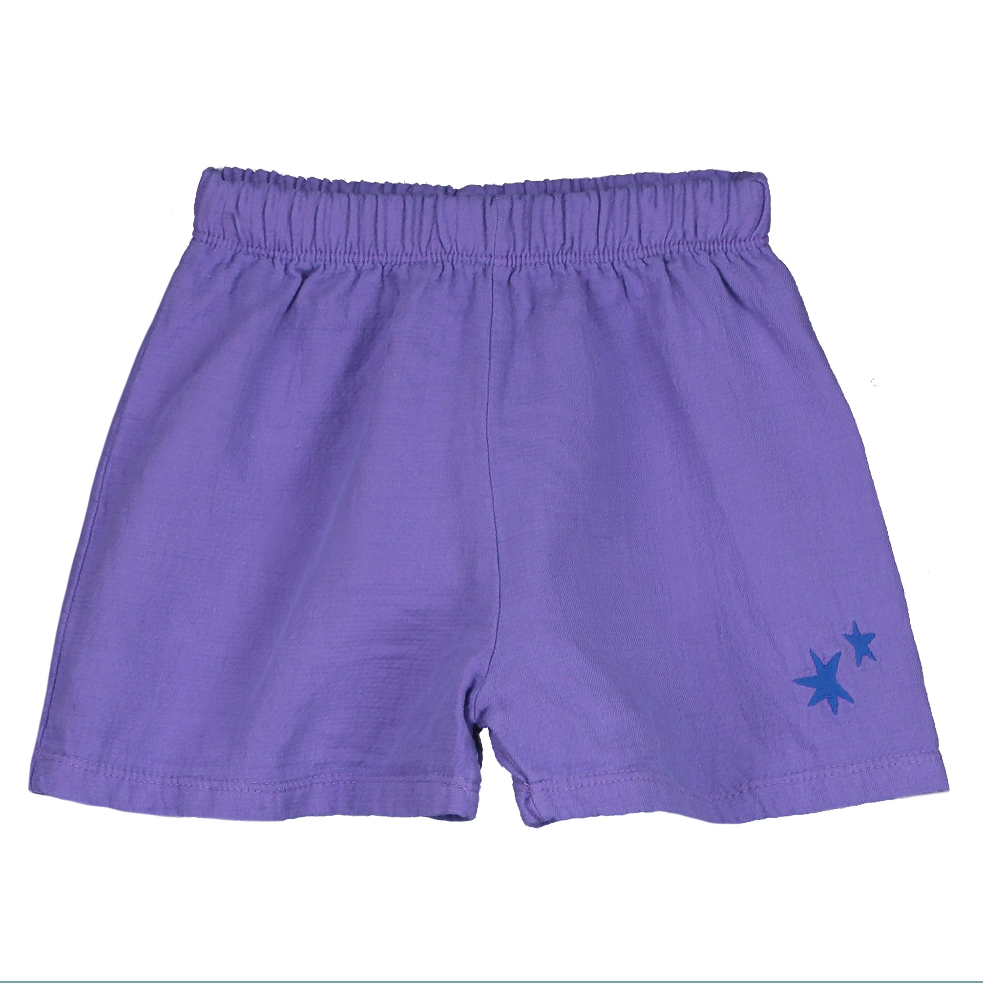 Lotie Kids - woven shorts - stars - violet