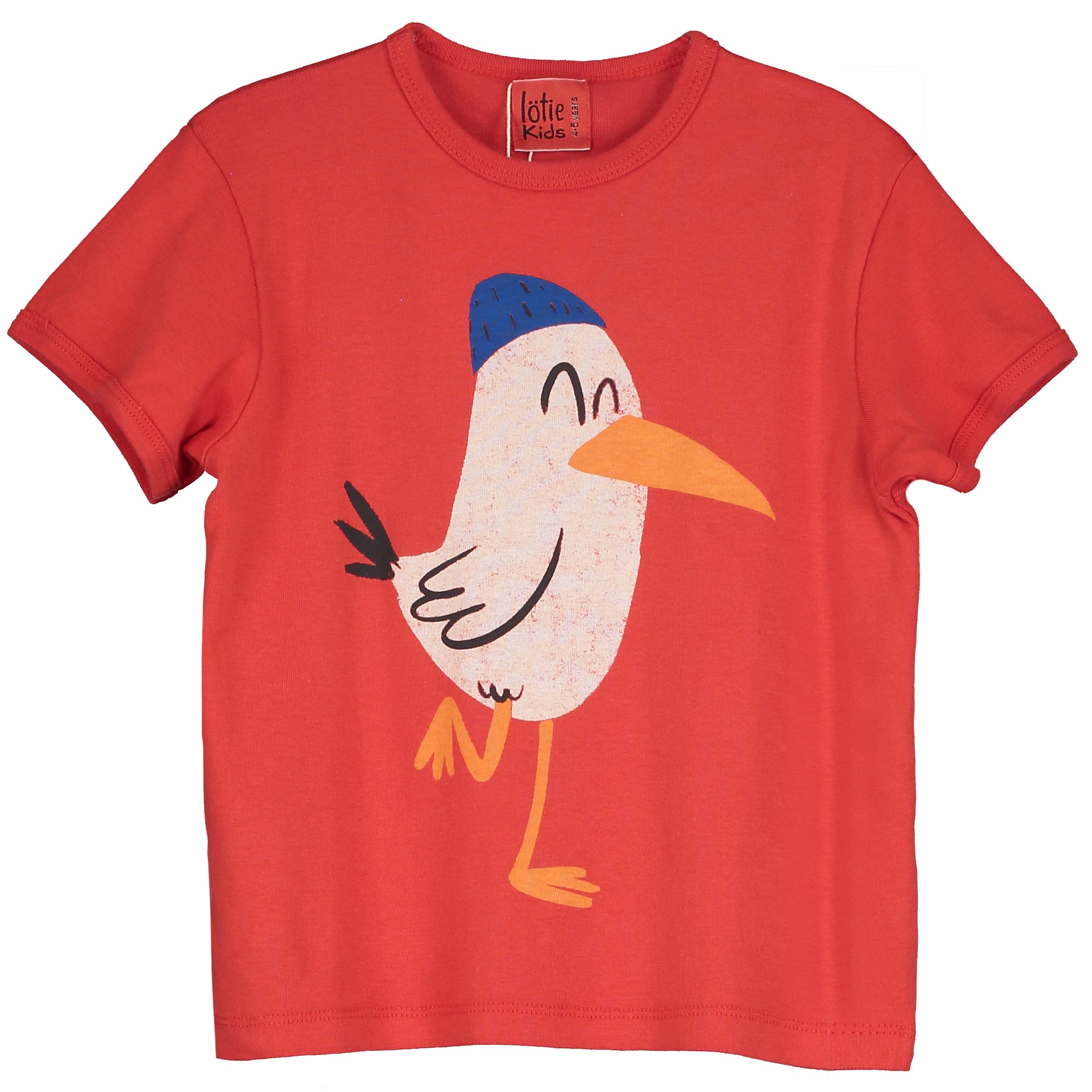 Lotie Kids - t-shirt - seagull - red