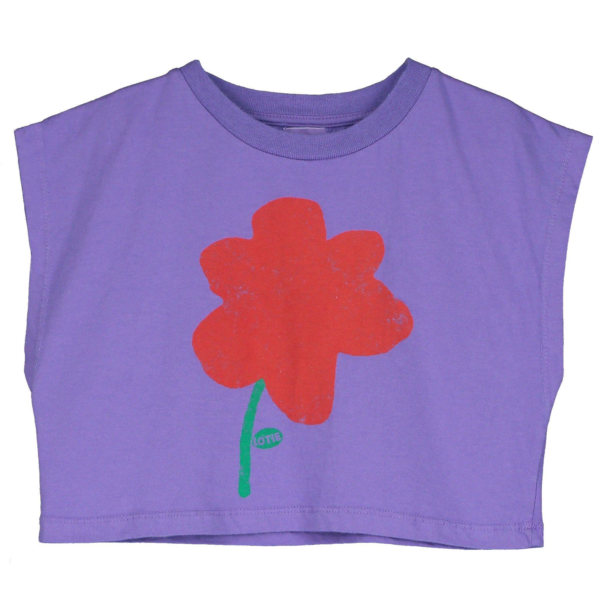 Lotie Kids - sleeveless t-shirt - bigg poppy - violet