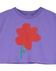 Lotie Kids - sleeveless t-shirt - bigg poppy - violet