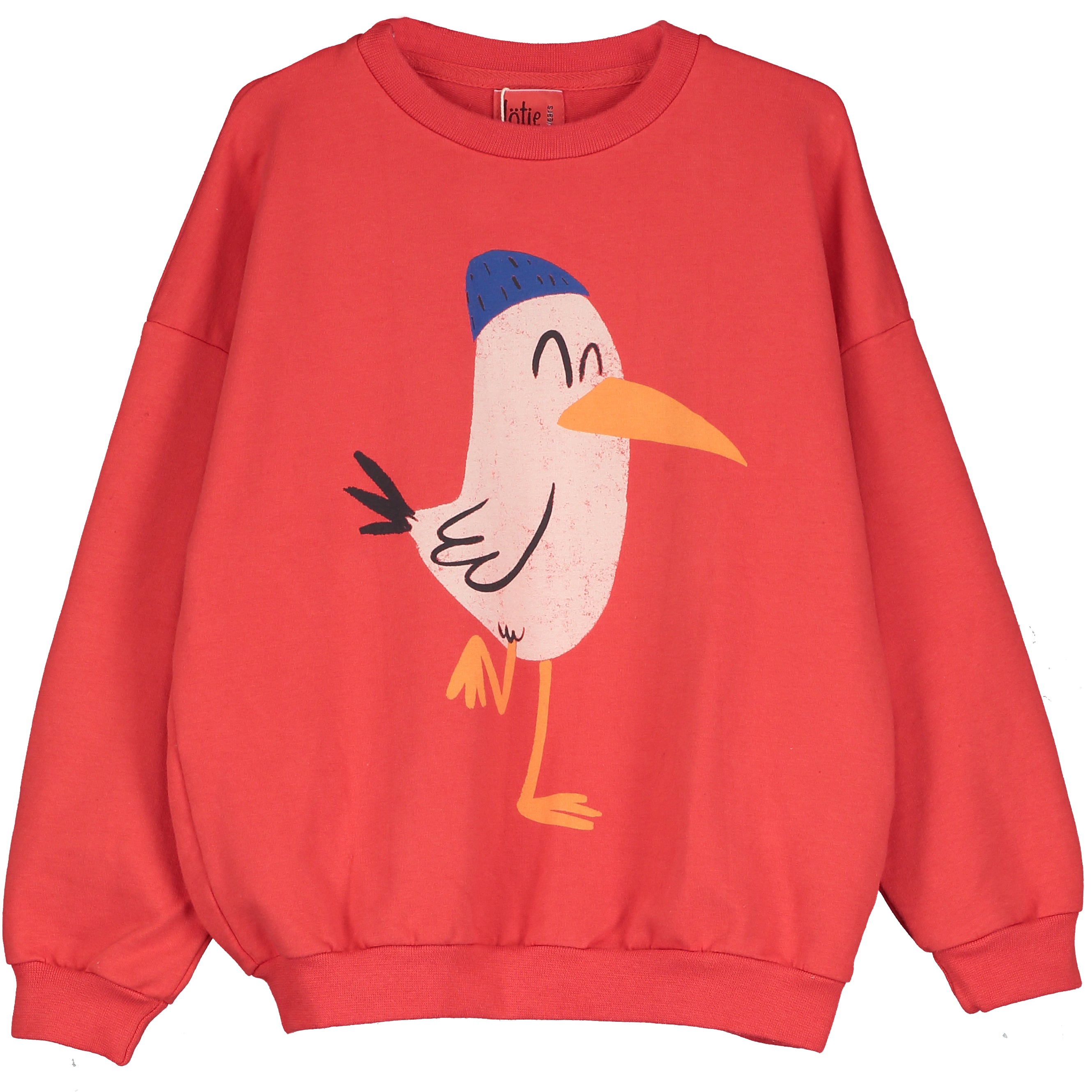 Lotie Kids - sweatshirt - seagull - red