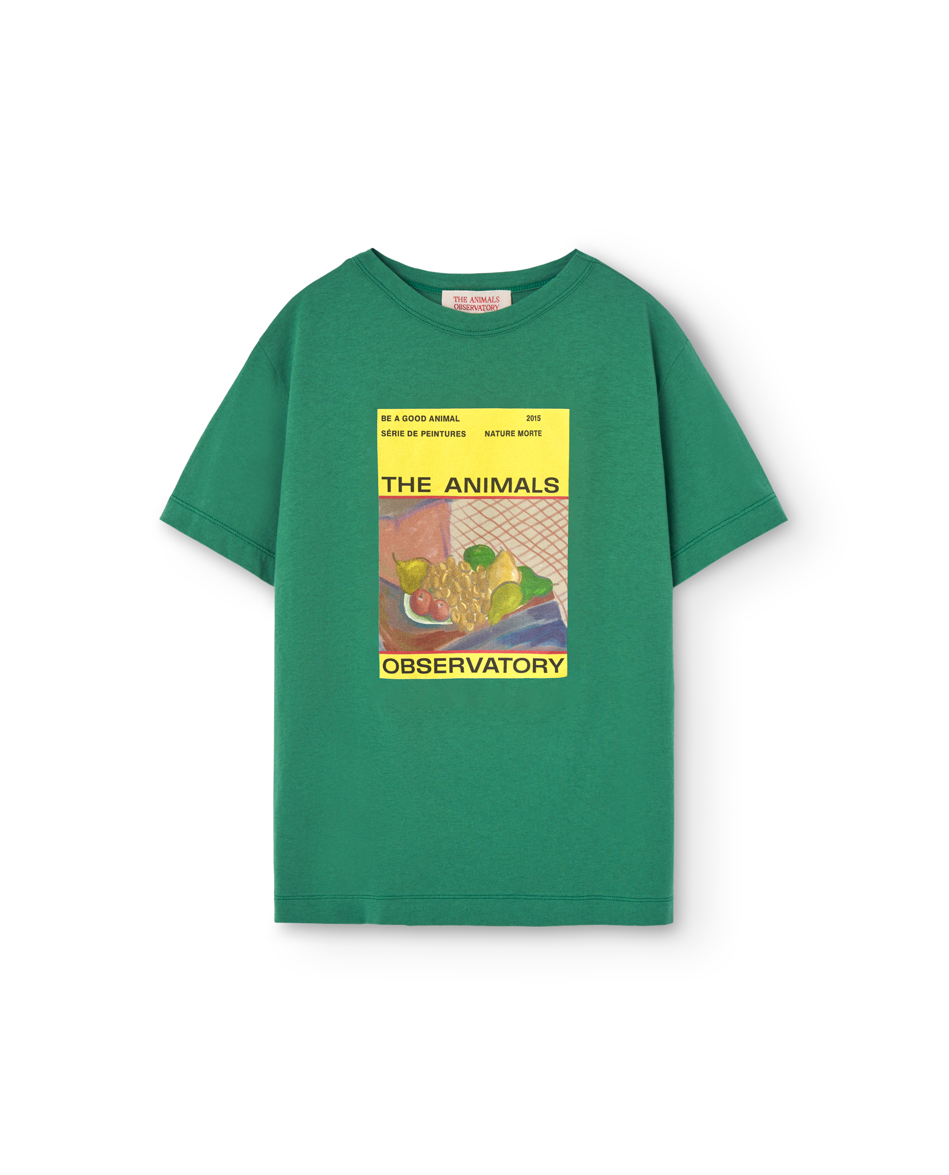 The animals observatory - big rooster kids t-shirt - green