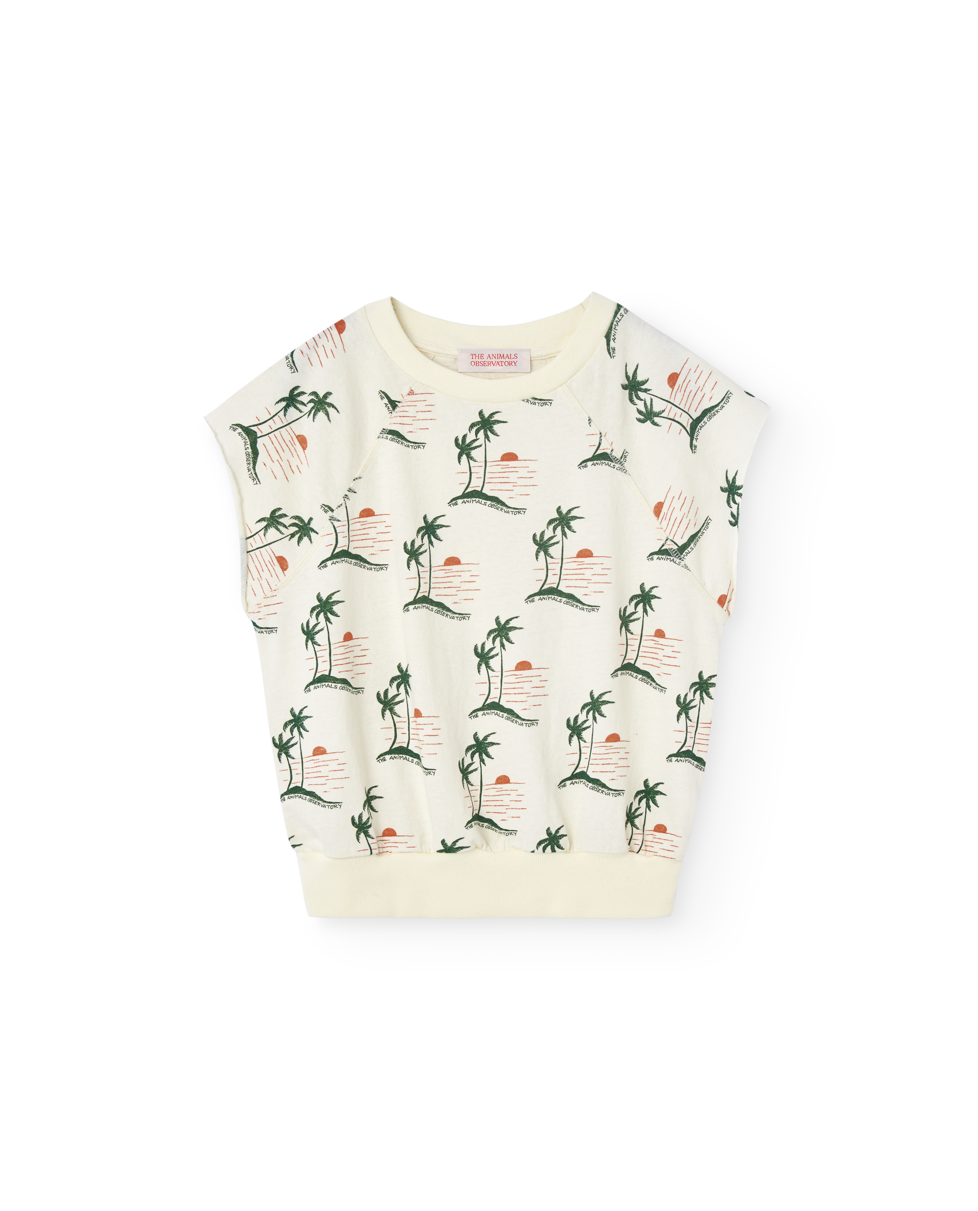 The animals observatory - squab kids top - white