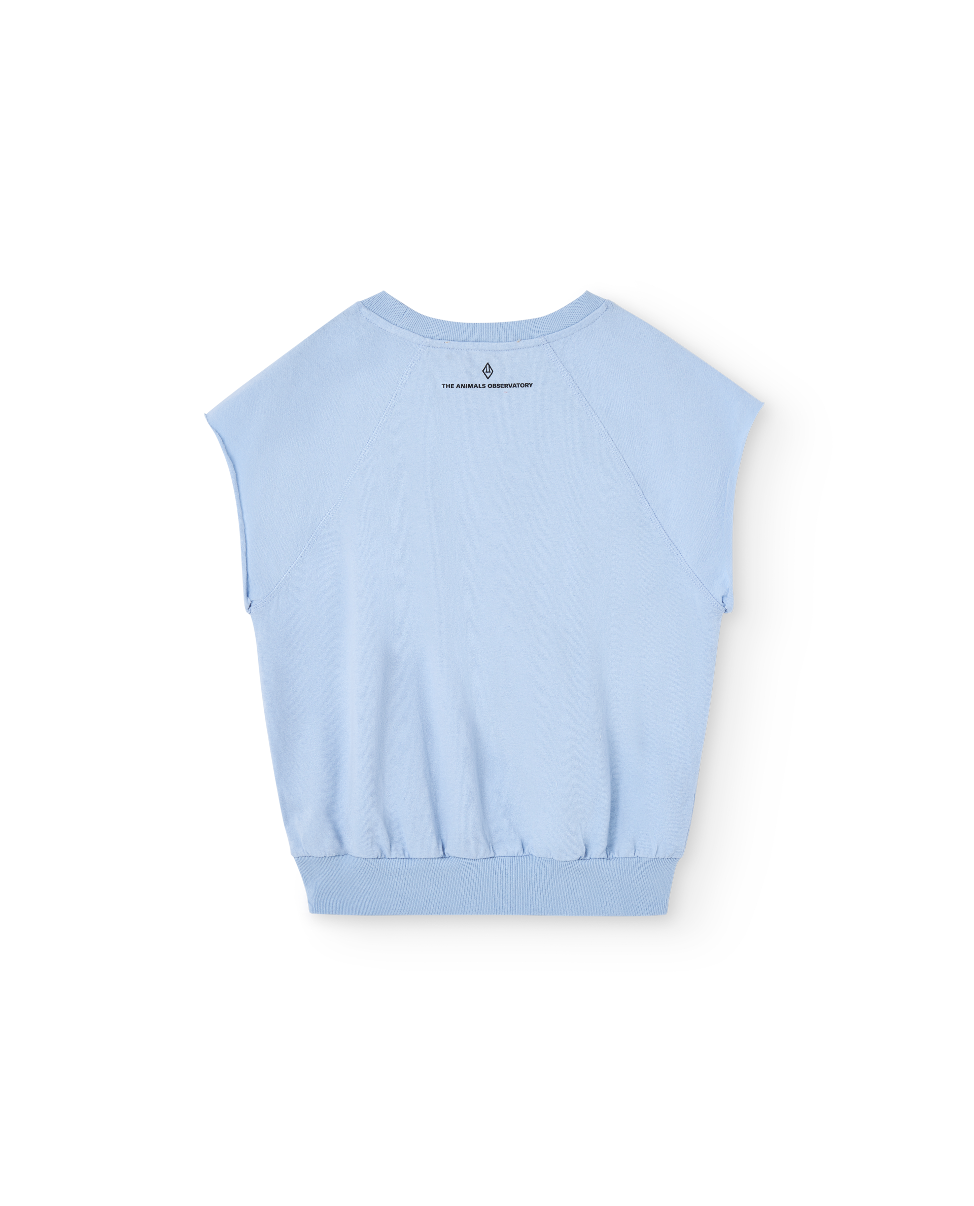 The animals observatory - squab kids top - soft blue