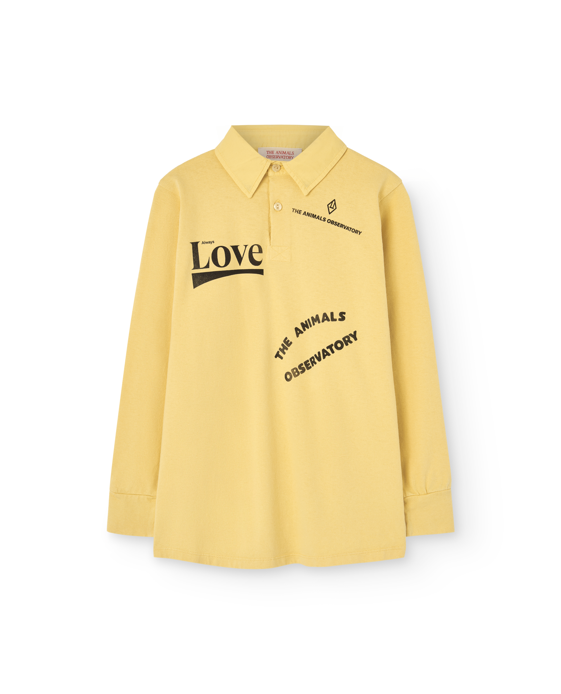 The animals observatory - eel kids polo - yellow