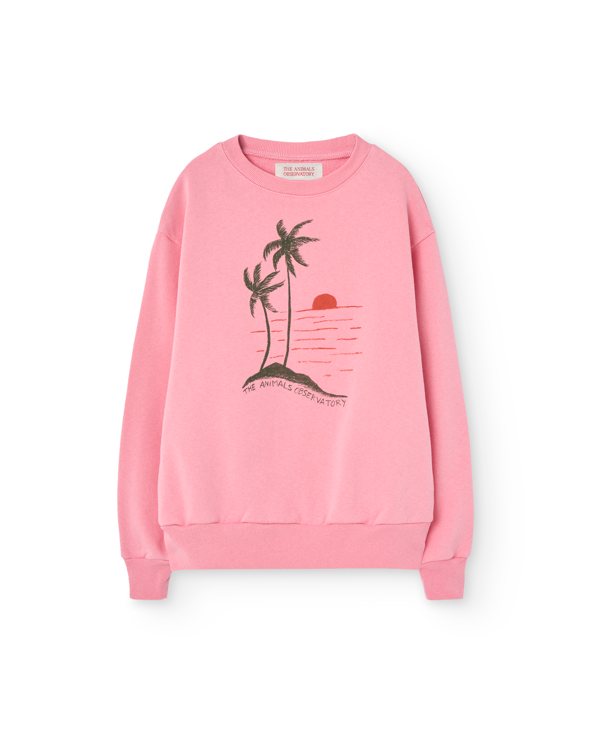 The animals observatory - bear kids sweatshirt - pink