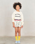 The animals observatory - shark kids sweatshirt - white