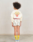 The animals observatory - poodle kids shorts - white