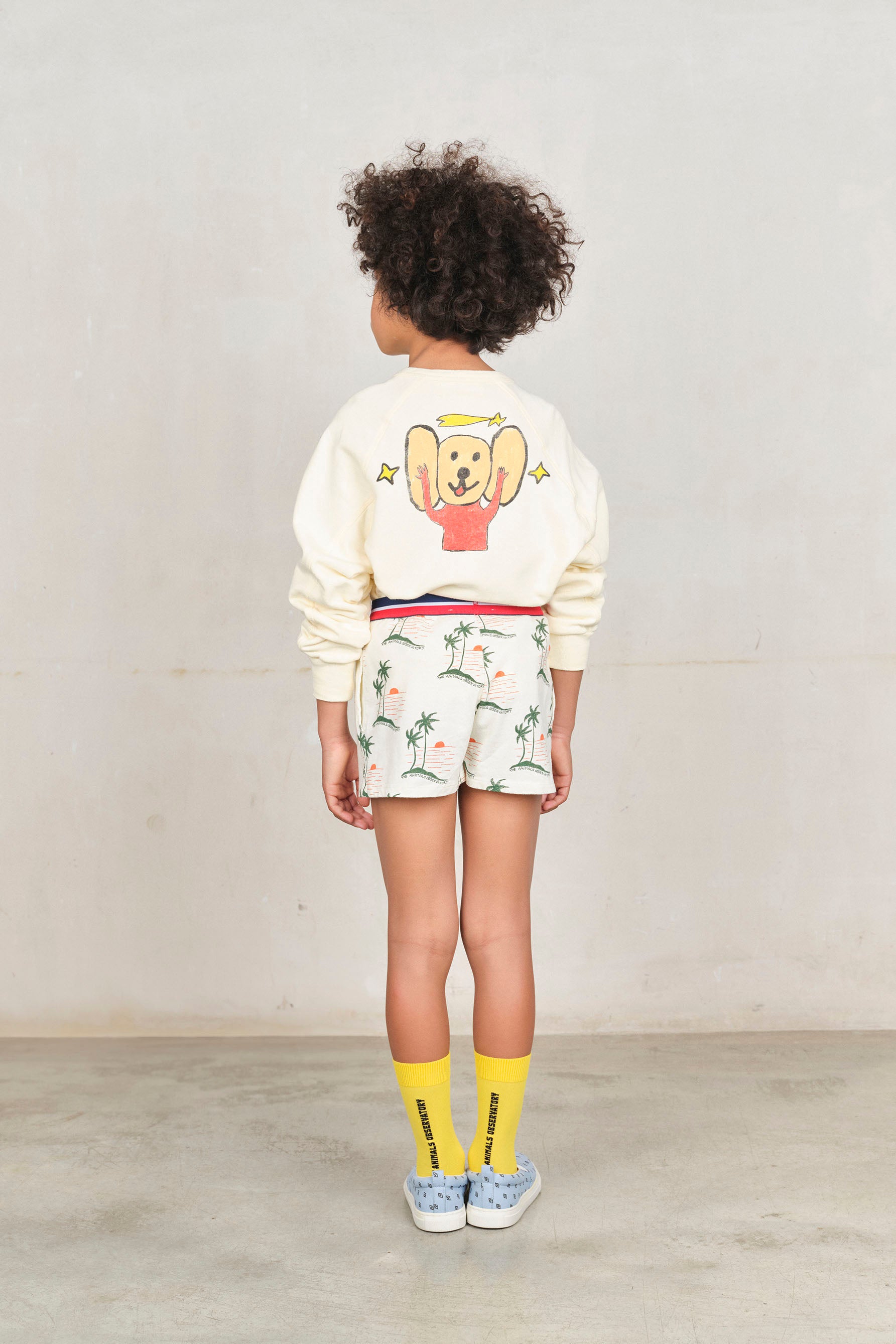 The animals observatory - shark kids sweatshirt - white