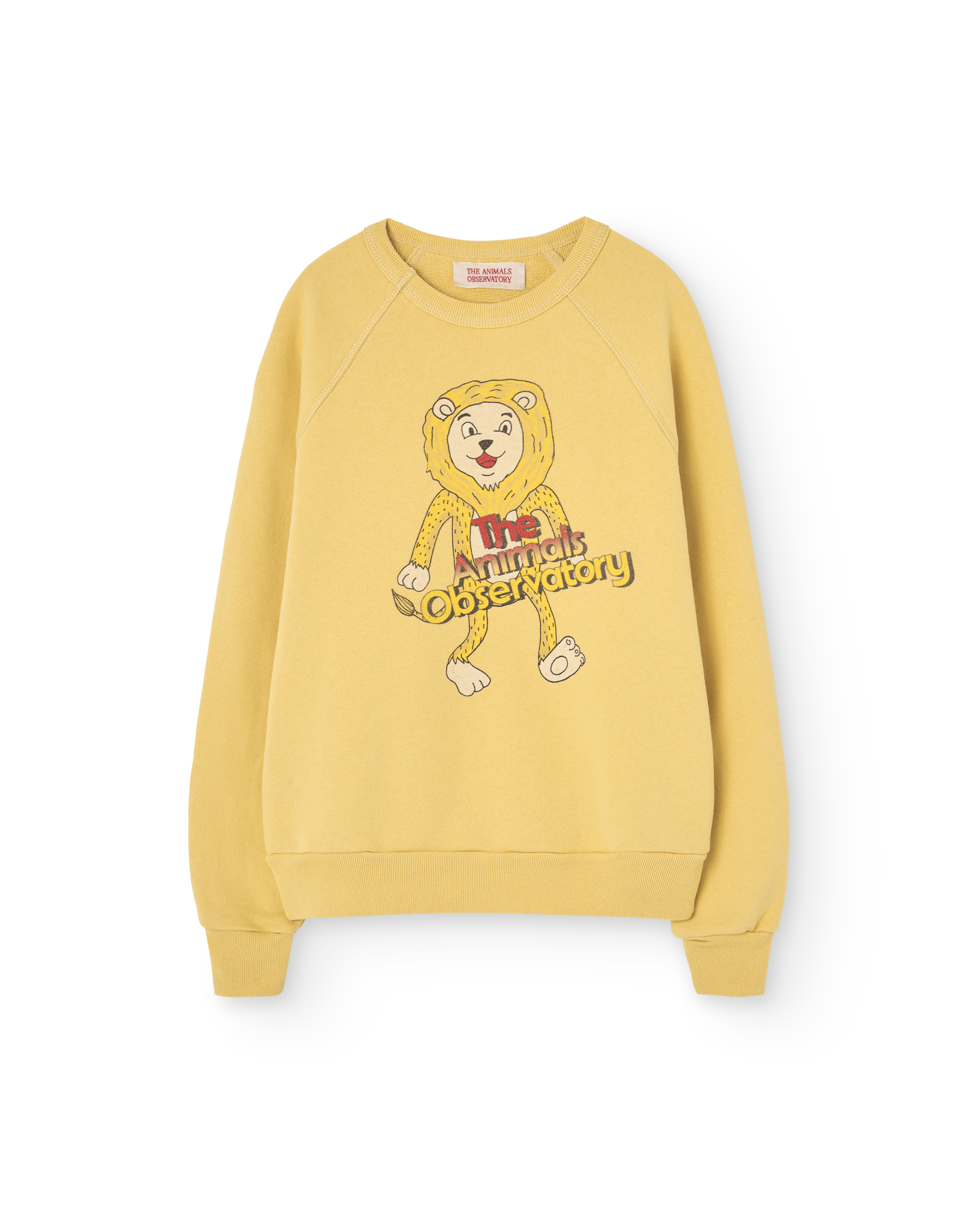 The animals observatory - shark kids sweatshirt - yellow