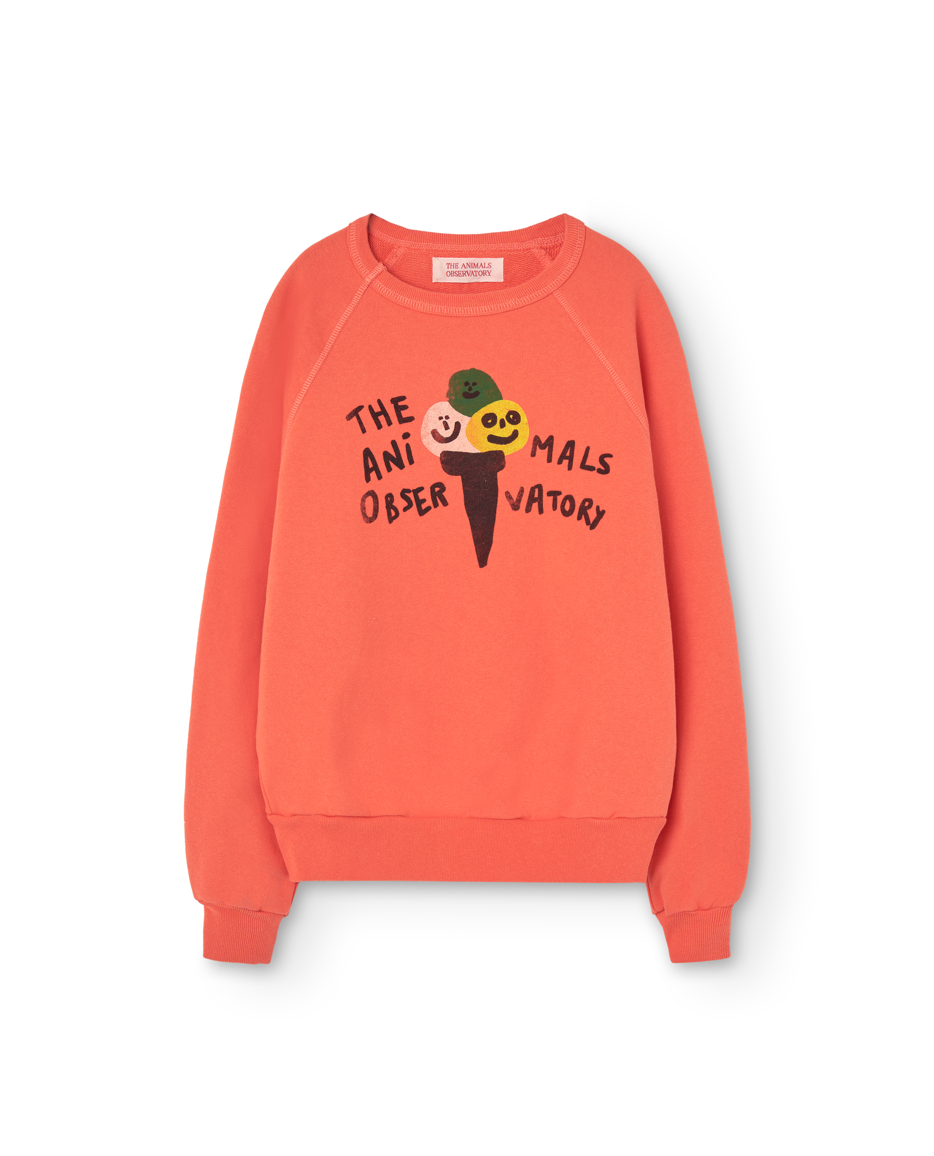 The animals observatory - shark kids sweatshirt - salmon