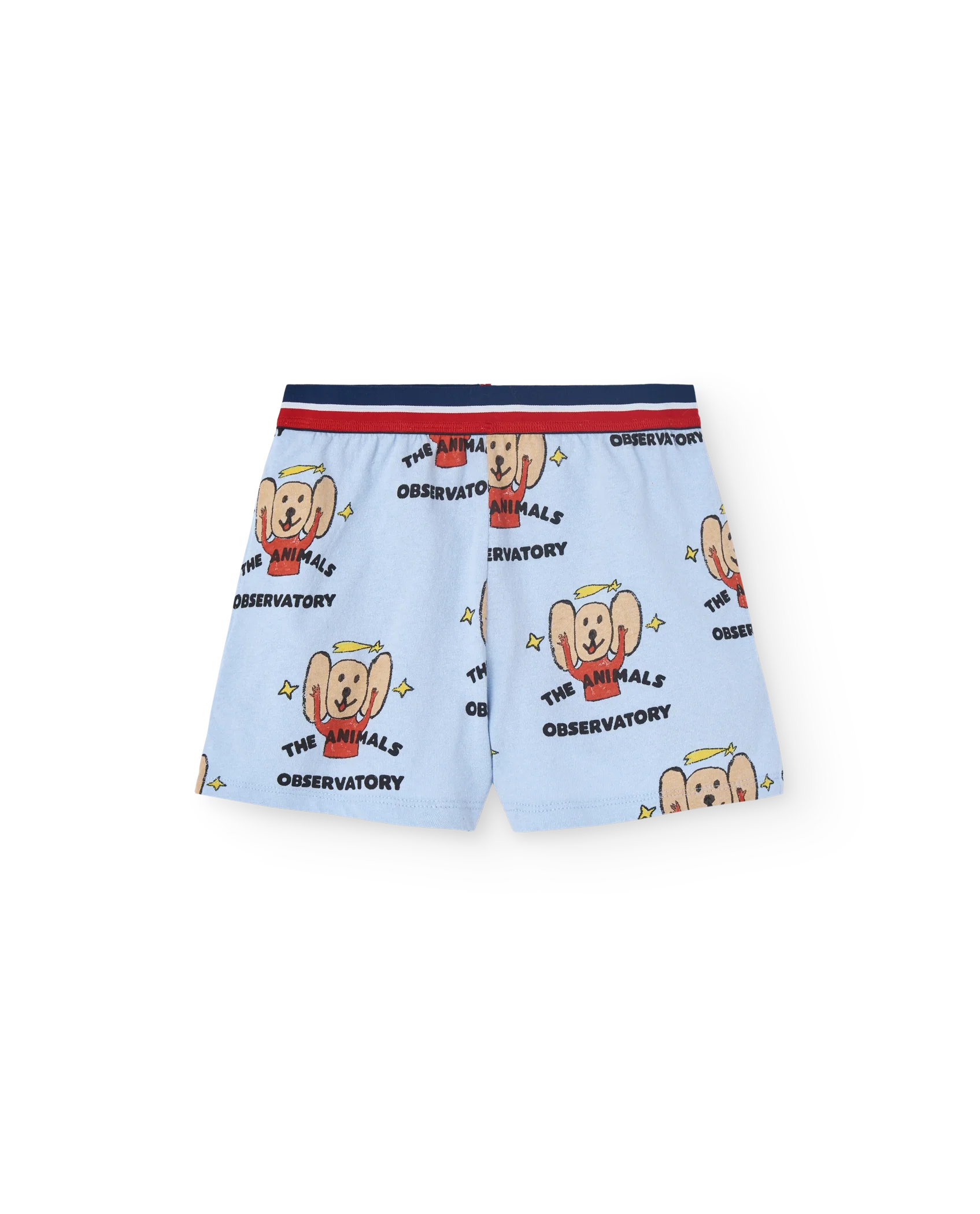 The animals observatory - poodle kids shorts - soft blue