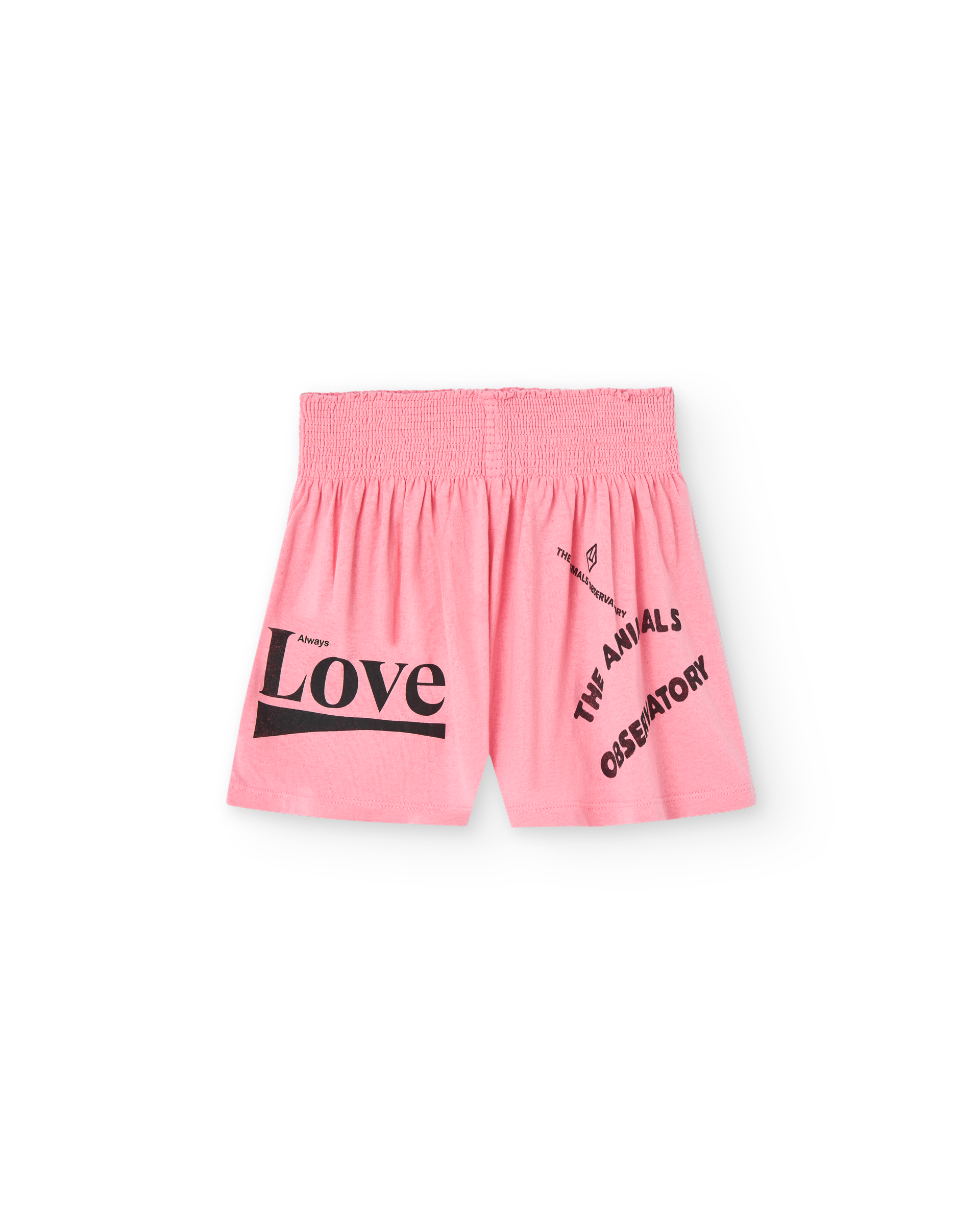 The animals observatory - ostrich kids shorts - pink