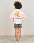 The animals observatory - hog kids denim vest - raw white