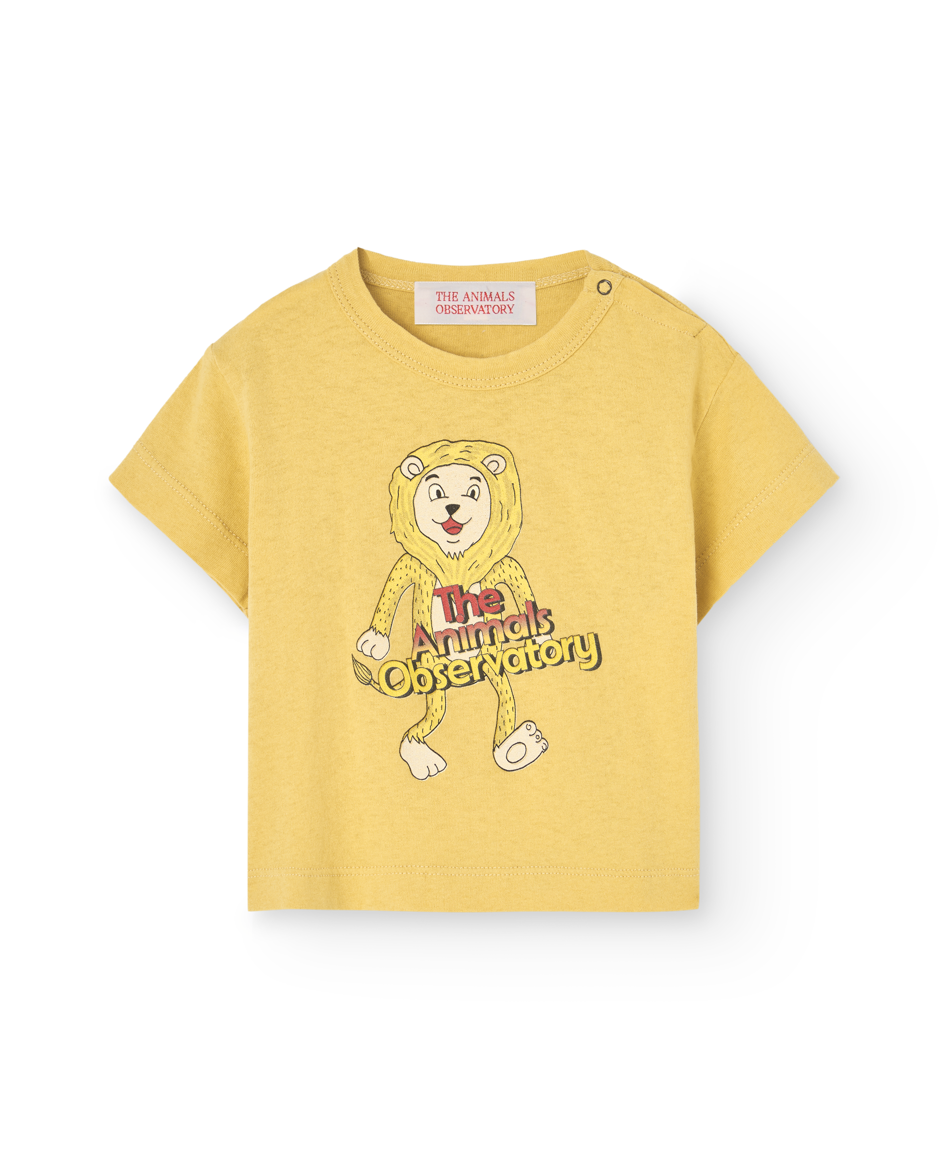 The animals observatory - Pangolin baby t-shirt - yellow