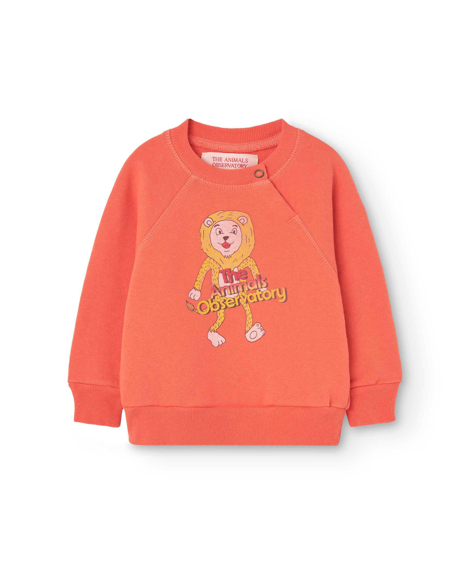 The animals observatory - Jackal baby sweatshirt - salmon