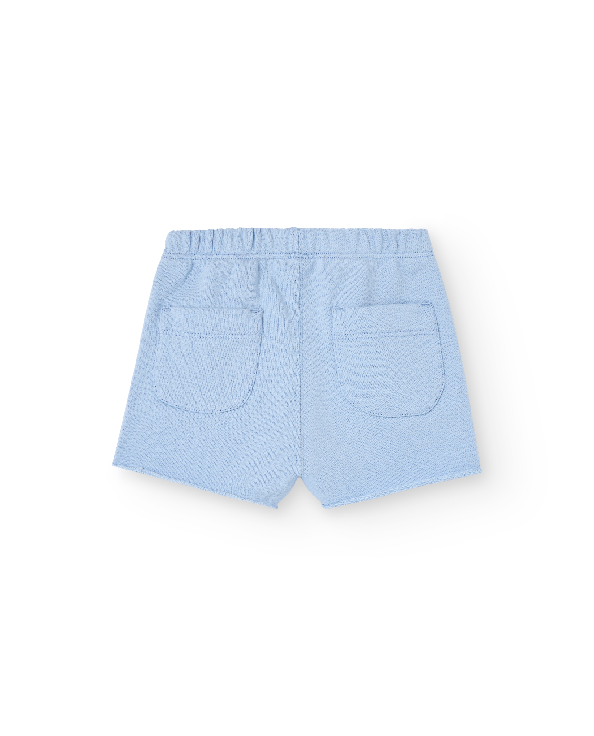 The animals observatory - turtledove baby shorts - soft blue