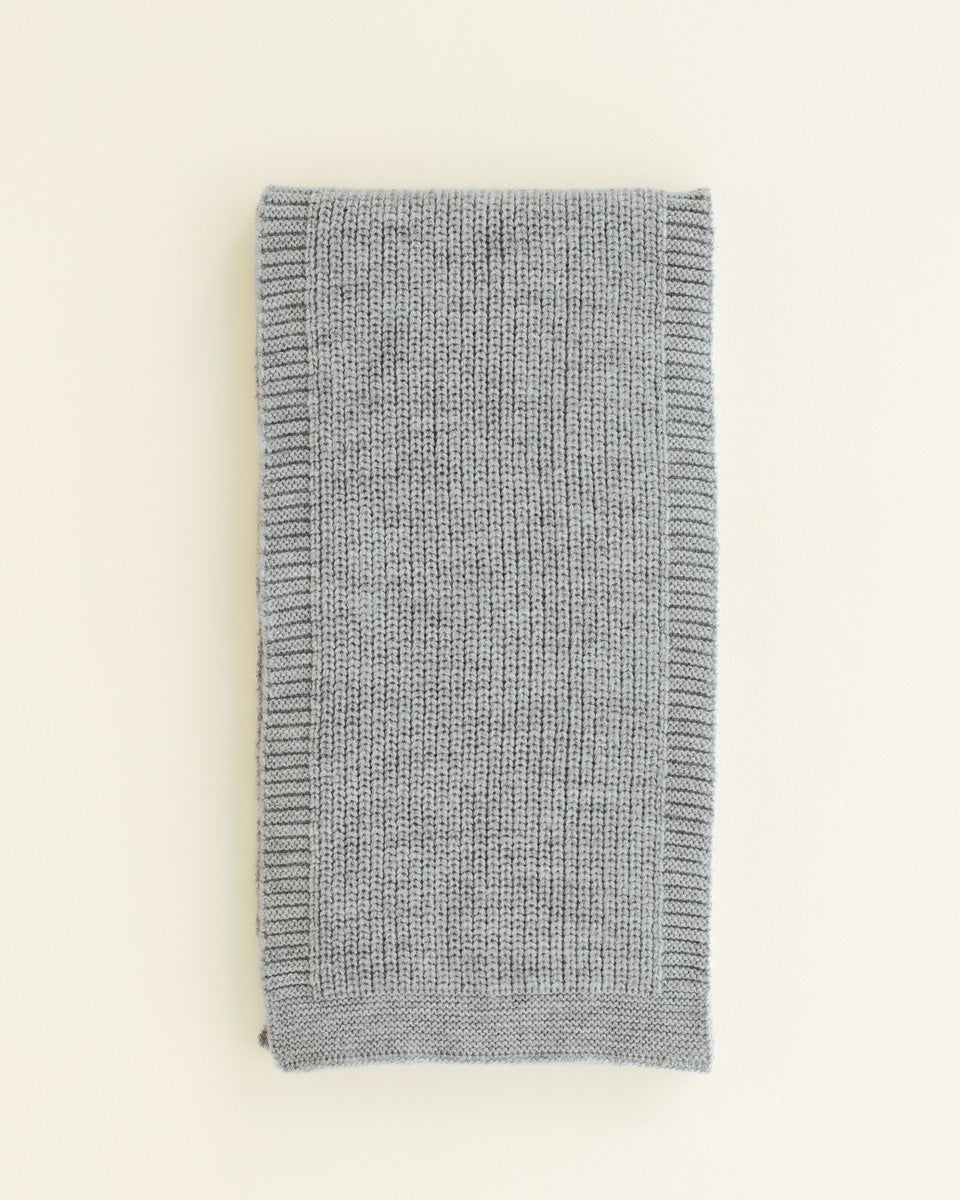 HVID - gustave scarf - grey melange