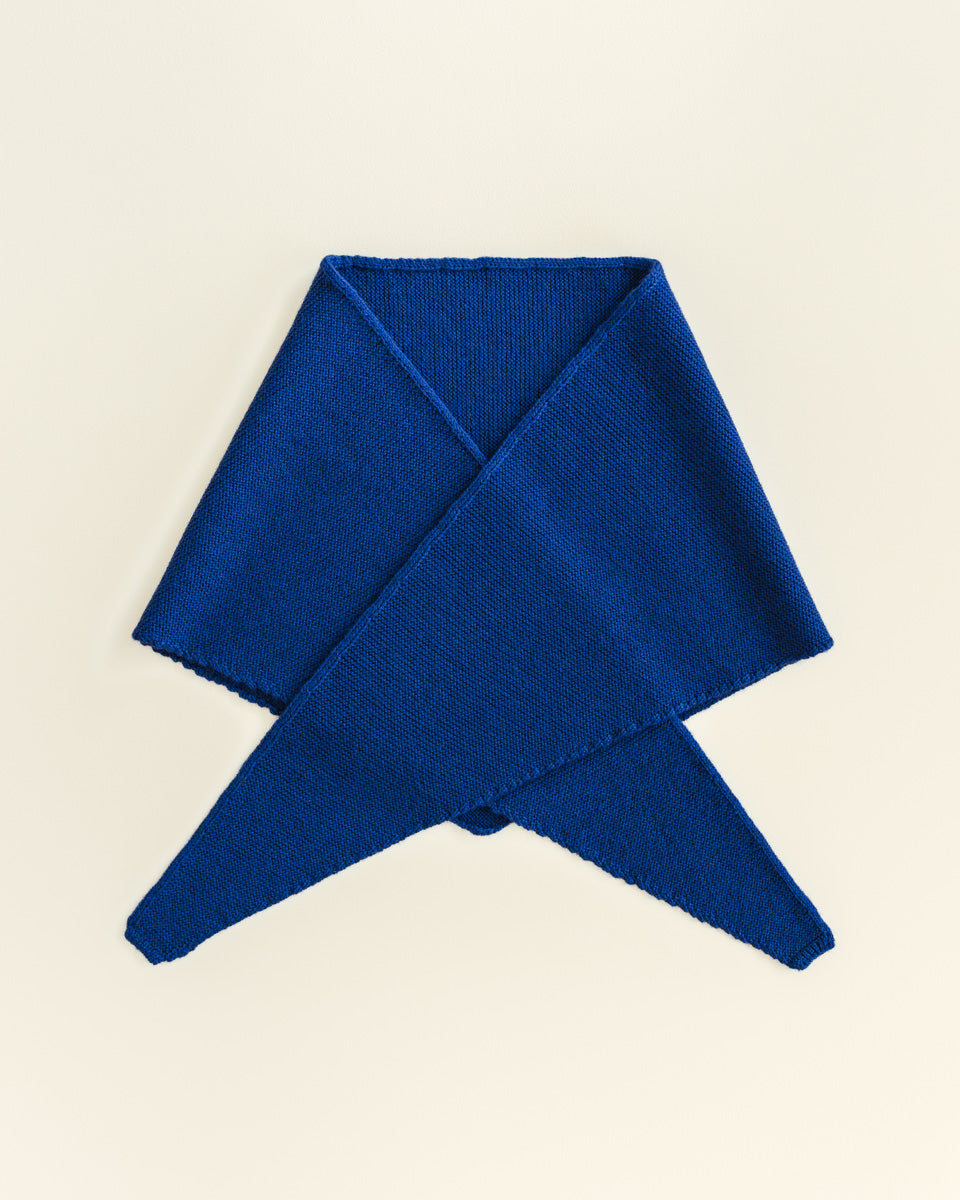 HVID - triangle scarf - josephina - cobalt blue