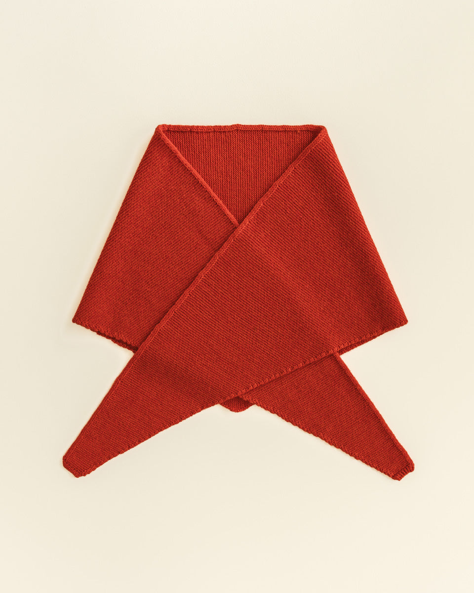 HVID - triangle scarf - josephina - red