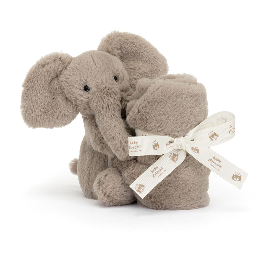 Jellycat - smudge elephant with Soother in giftbox