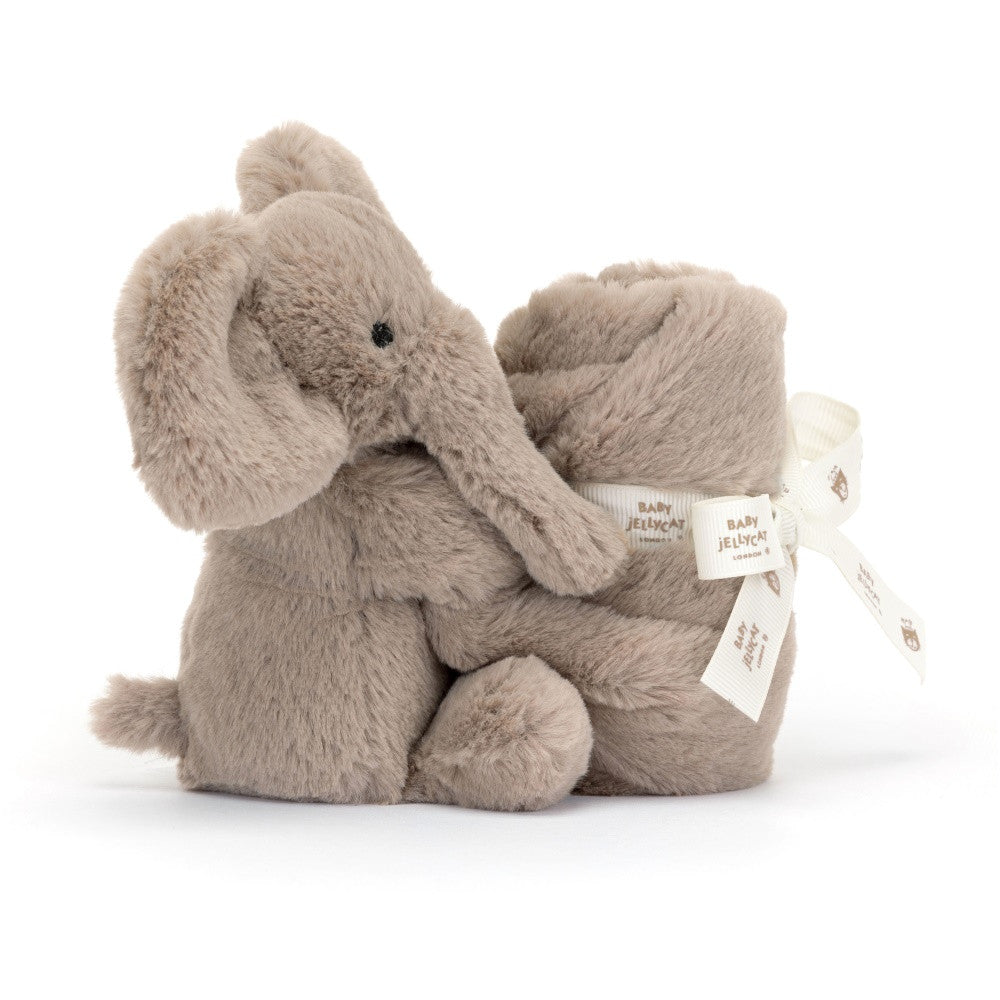 Jellycat - smudge elephant with Soother in giftbox