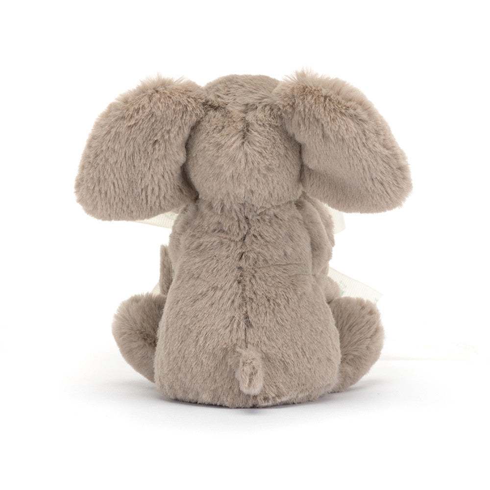 Jellycat - smudge elephant with Soother in giftbox