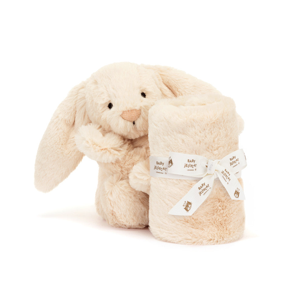 Jellycat - Bashful luxe Bunny with Soother - willow (in giftbox)