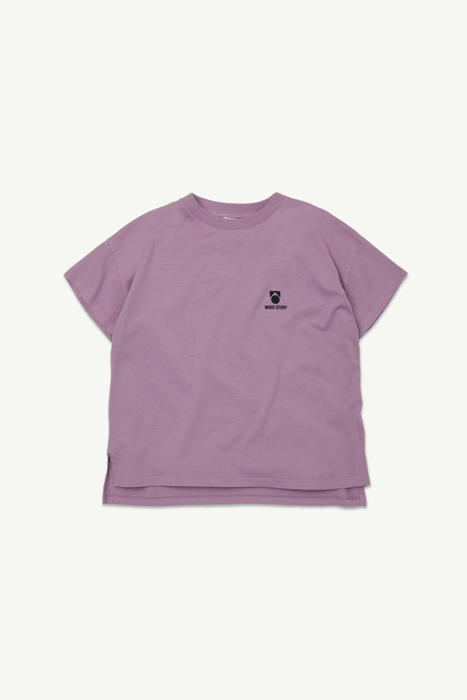 Main Story - oversized tee - lavendermist jersey