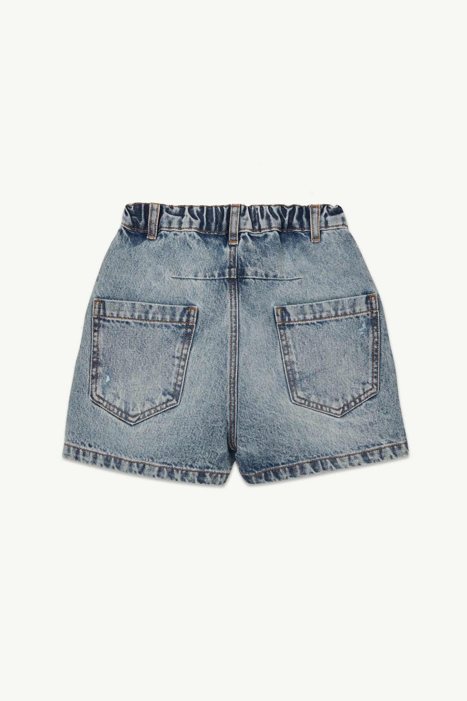 Main Story - denim short - faded blue