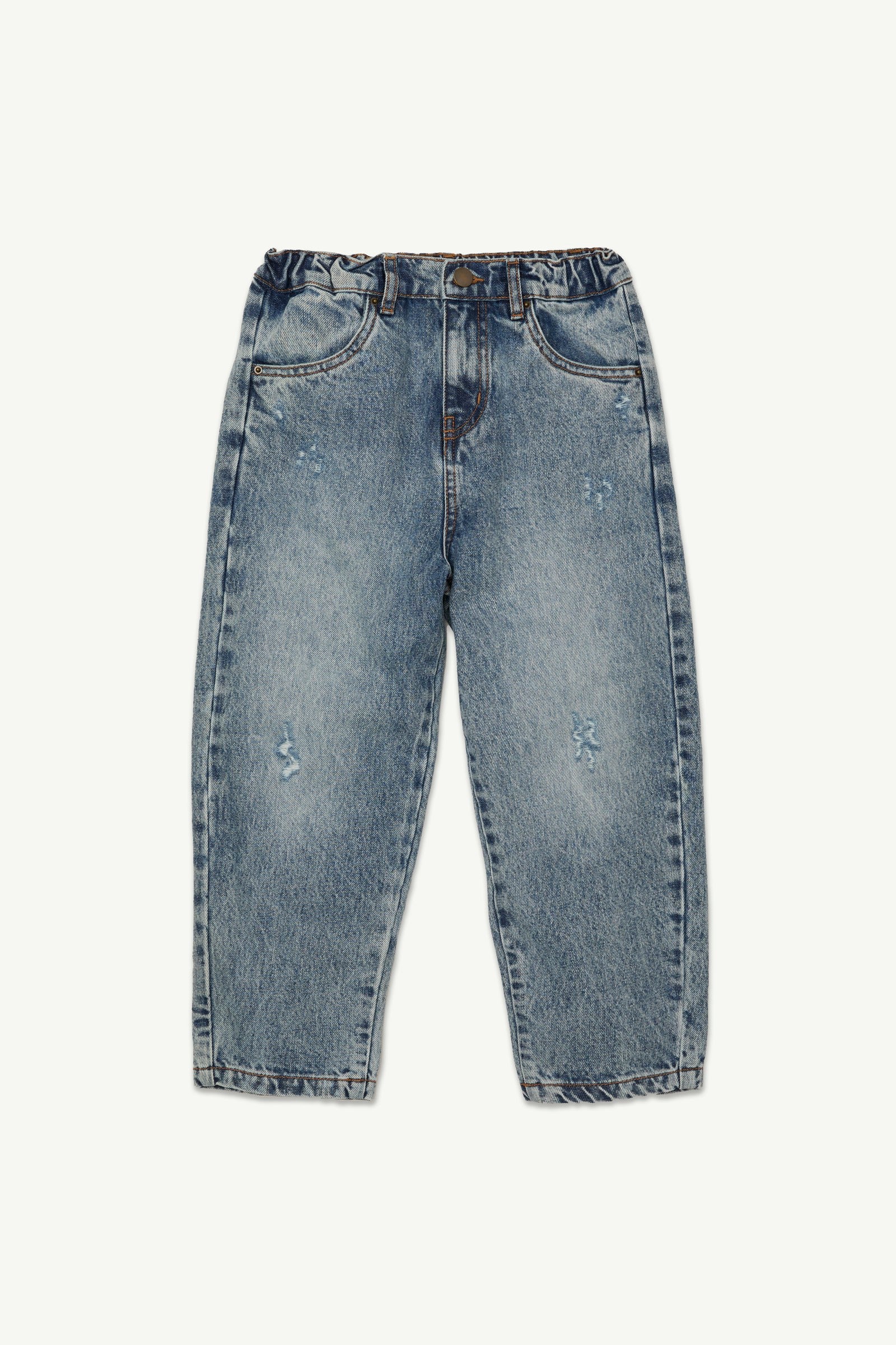 Main Story - tapered jeans - faded blue