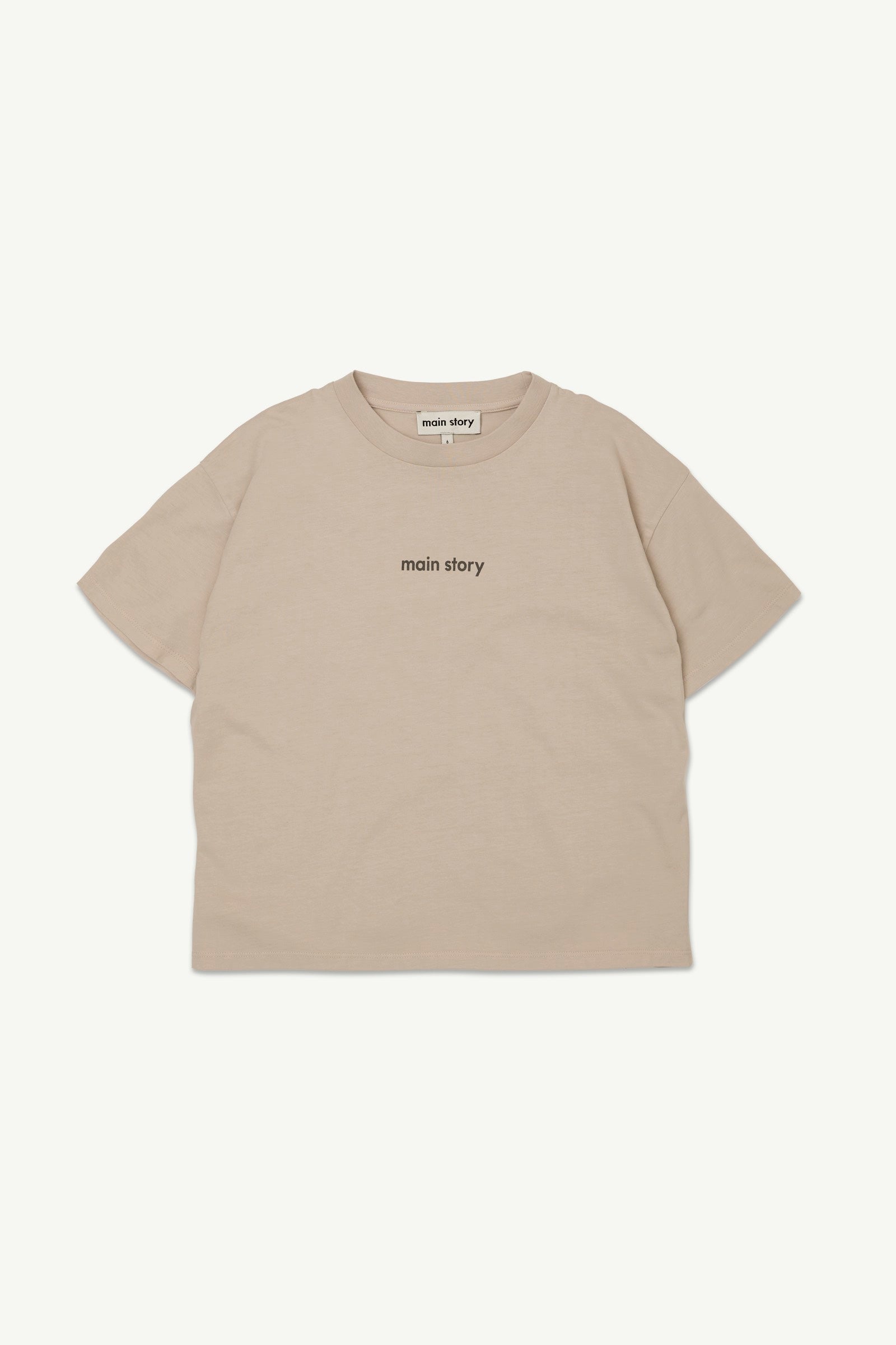 Main Story - long jersey tee - silver cloud