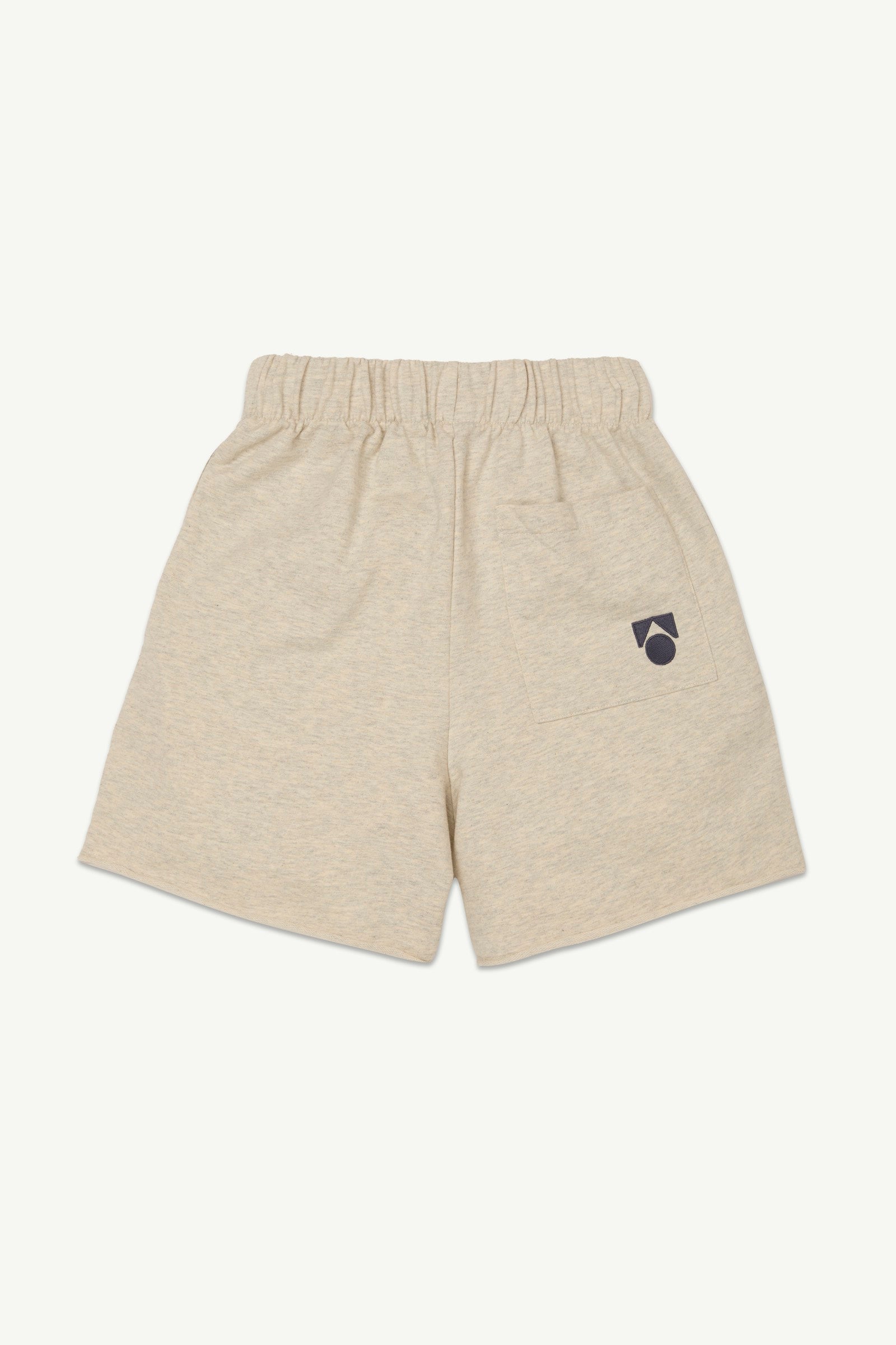 Main Story - fleece skate short - ecru melange