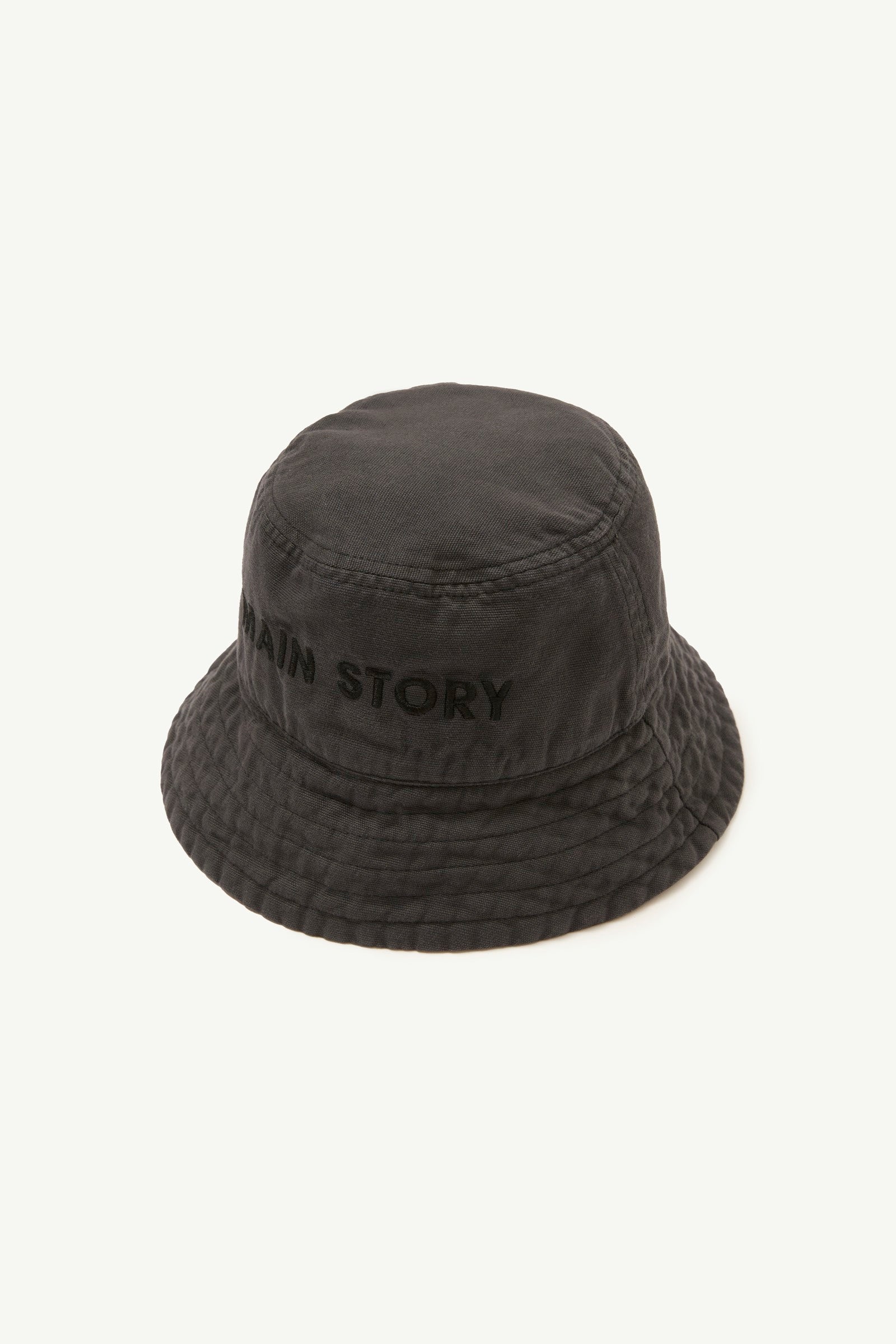 Main Story - canvas bucket hat - asphalt