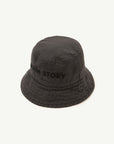 Main Story - canvas bucket hat - asphalt