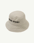 Main Story - canvas bucket hat - storm