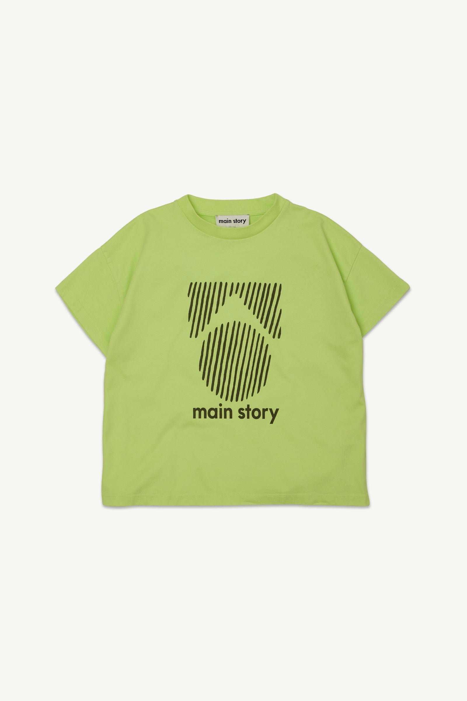 Main Story - regular tee - limeade