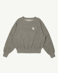 Main Story - fleece raglan sweatshirt - grey melange