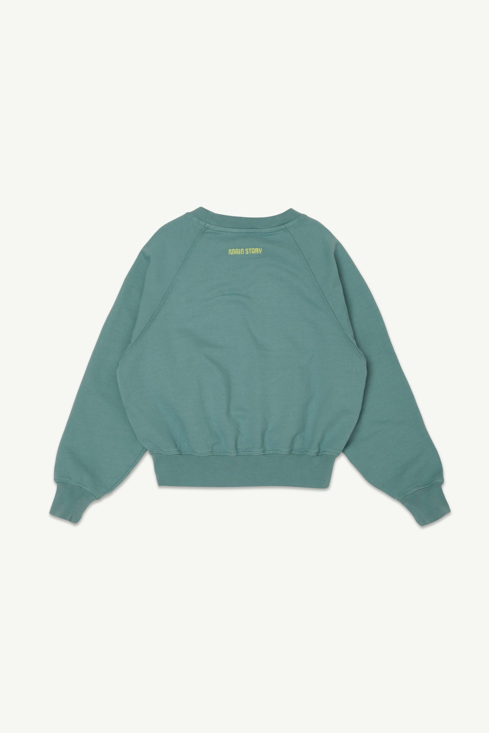 Main Story - fleece raglan sweatshirt - smoke blue