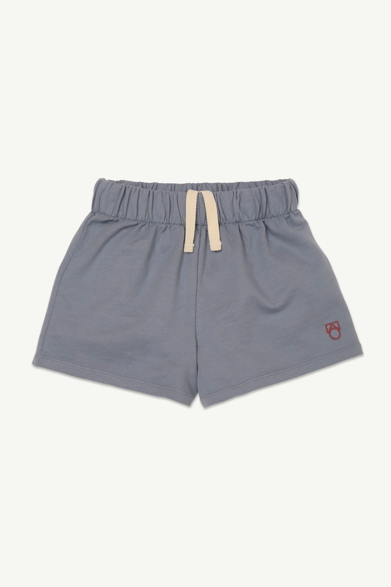 Main Story - fleece track short - blue granite