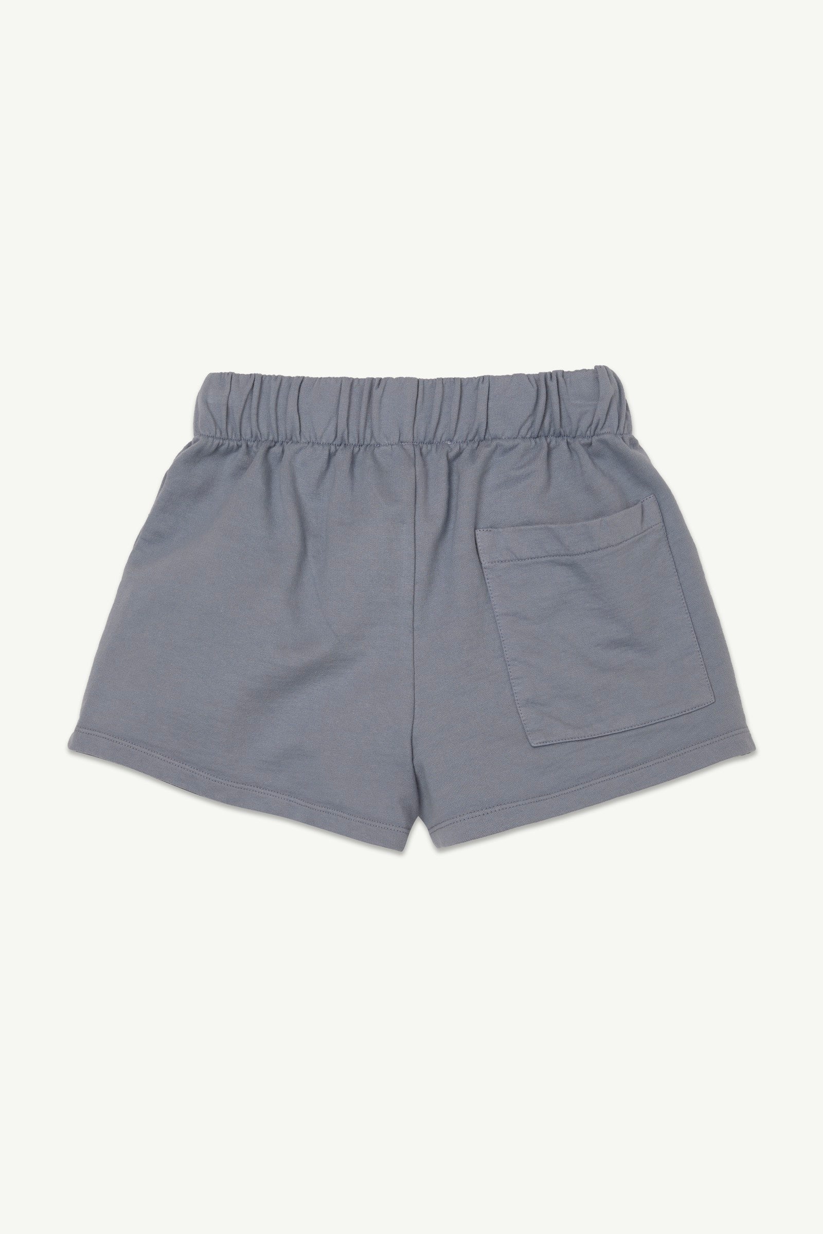 Main Story - fleece track short - blue granite