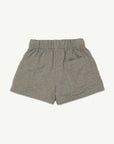 Main Story - fleece track short - grey melange