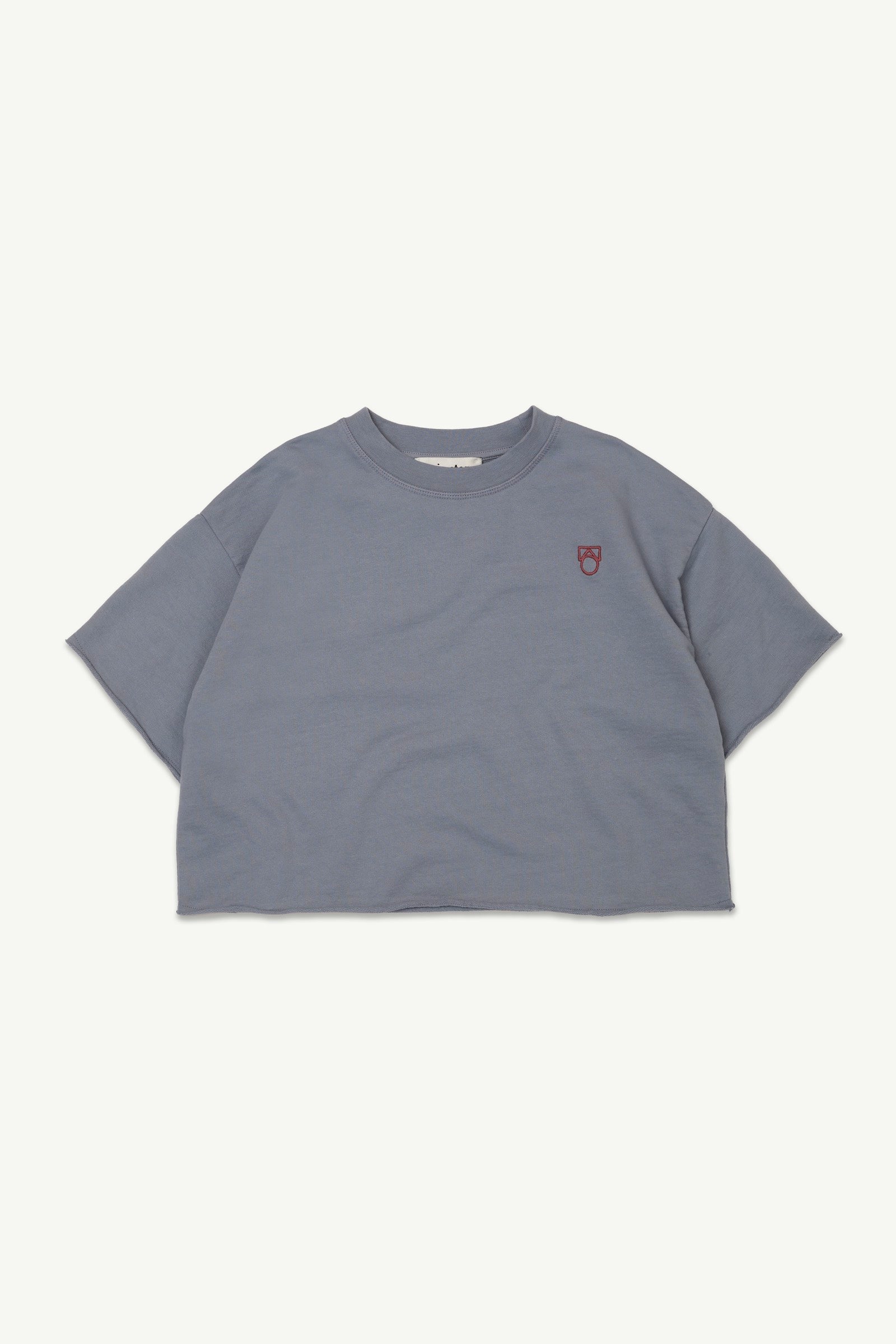 Main Story - fleece sweat tee - blue granite