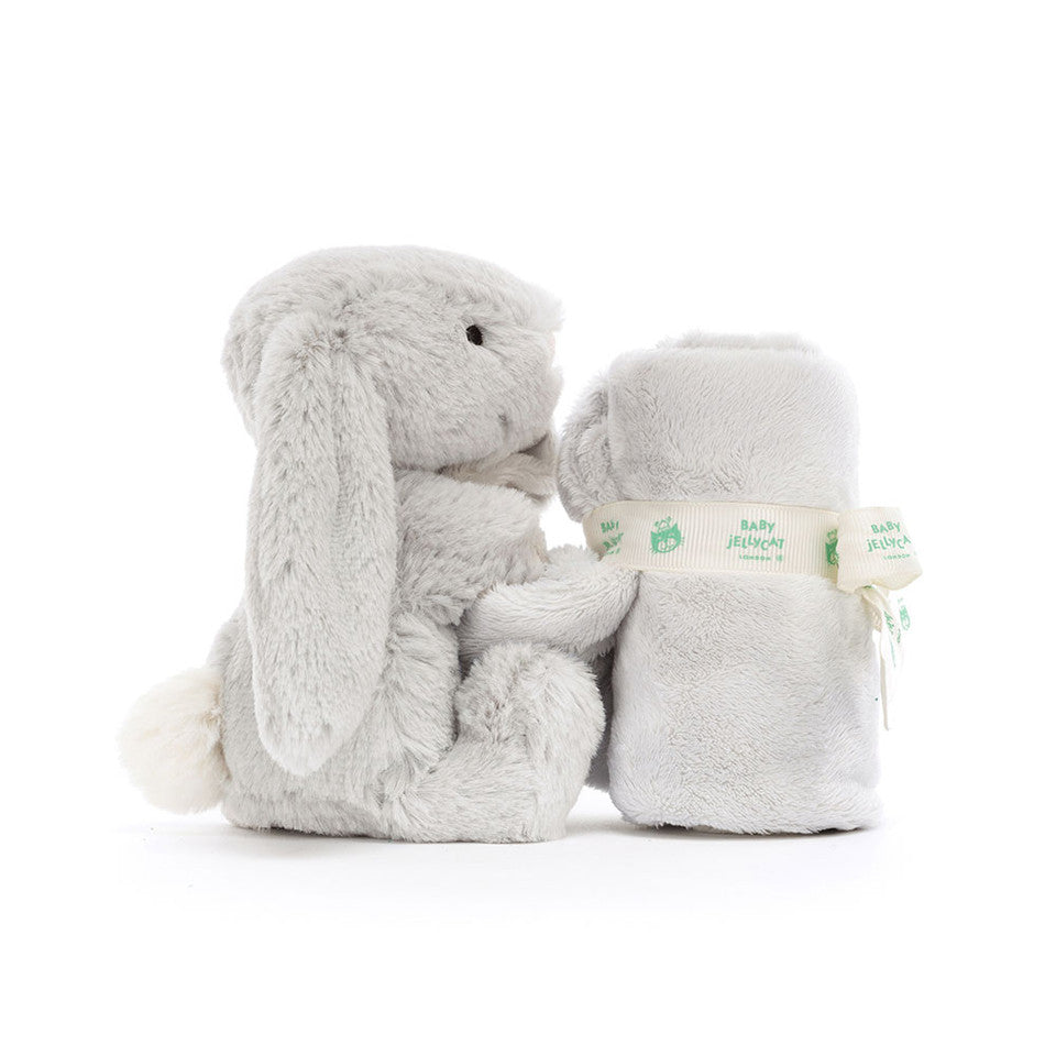 Jellycat - Bashful Bunny with Soother - silver