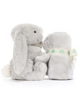 Jellycat - Bashful Bunny with Soother - silver