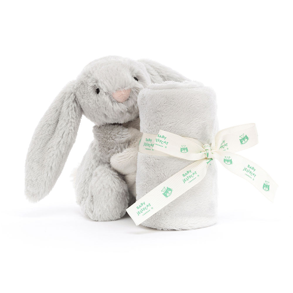 Jellycat - Bashful Bunny with Soother - silver