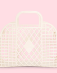 Sunjellies - retro basket - large - cream