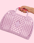 Sunjellies - retro basket - large - lilac