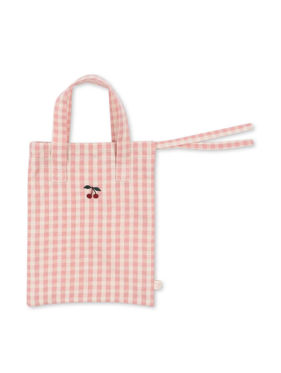 Konges Slojd - doll bedding - powder pink check